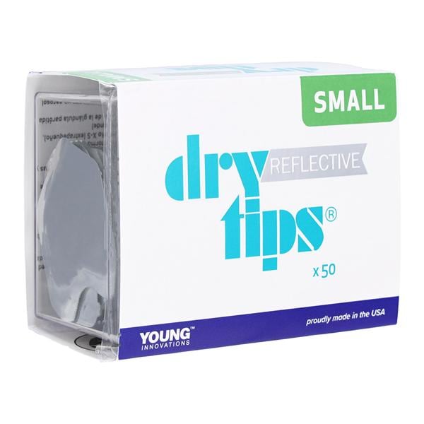 Dry Tips Reflective Cotton Roll Substitute White Small 50/Bx