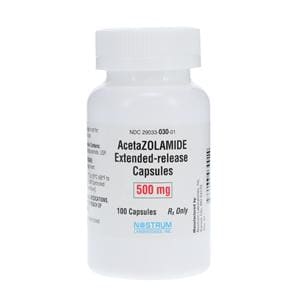 Acetazolamide 500mg 100/Bt