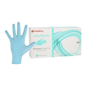 AquaPrene Chloroprene Exam Gloves X-Large Aqua Non-Sterile