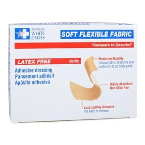 Softflex Bandage Fabric 3/4x3" Tan Sterile 100/Bx