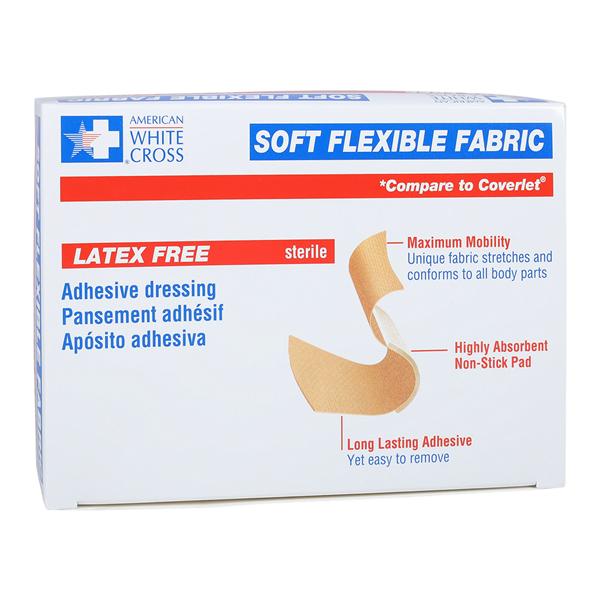 Softflex Bandage Fabric 3/4x3" Tan Sterile 100/Bx