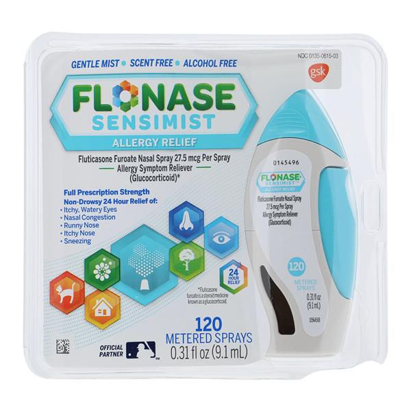 Flonase Sensimist Allergy Nasal Spray 27.5mcg 120 Spray 9.1mL/Ea