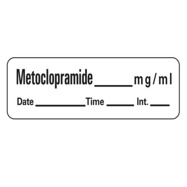 Metachlopramide Label 600/Rl