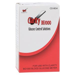 Clarity BG1000 Glucose Control With Stopper 1/Bx