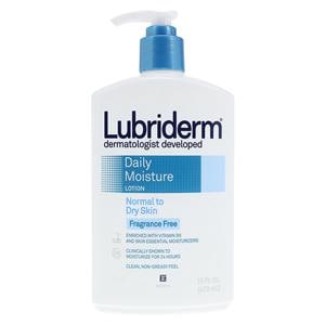 Lubriderm Daily Moisturizing Lotion Fragrance Free Body 16oz/Bt