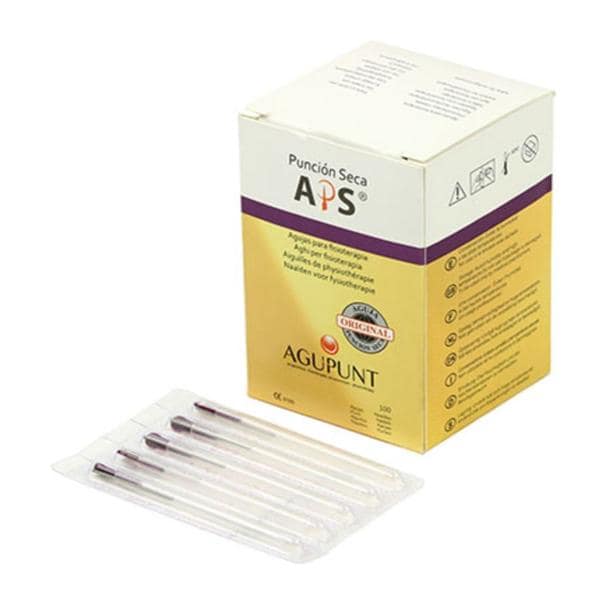 APS Dry Needling Needle 0.20x30mm Dark Purple Conventional 100/Bx