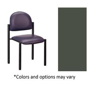 Side Chair Gunmetal Powder Coated 300lb Capacity Ea