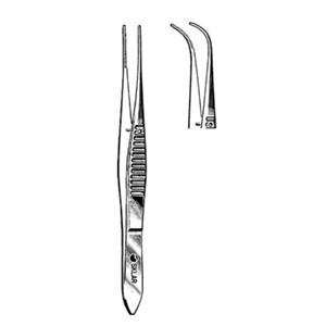 Econo Iris Forcep Half Curve Sterile 25/Bx