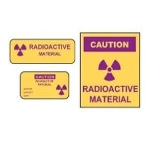 Caution Radiation _ Label 20/Pk