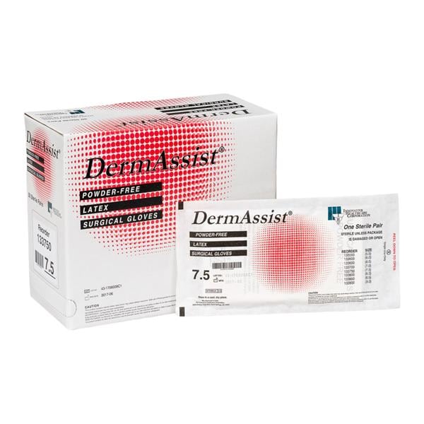 DermAssist Surgical Gloves 5.5 Natural