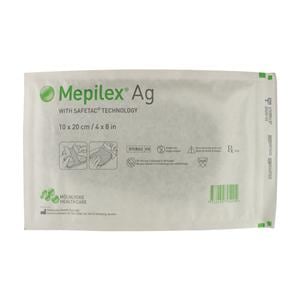 Mepilex Ag Foam Wound Dressing 4x8", 9 BX/CA