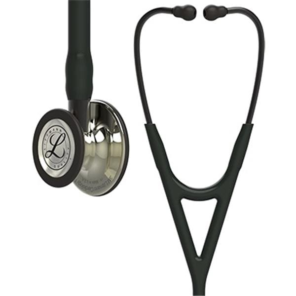 Littmann Cardiology IV Crdlgy Stethoscope Adlt/Chld Chmpg SmkBlk 2Lmn Tbng Ea