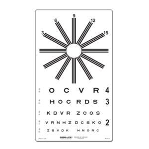 Visual Acuity Ltrs/Wheel Chart Ea