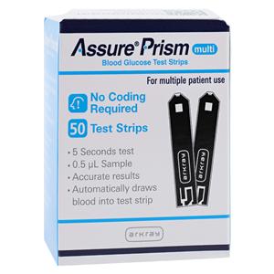 Prism Blood Glucose Test Strip CLIA Waived 50/Bt, 12 BT/CA