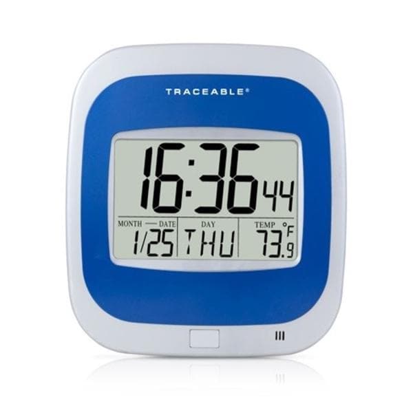 Traceable Calendar Clock Thermometer 24 Hour Ea