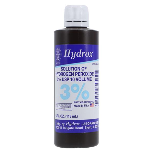 Hydrogen Peroxide 3% Antiseptic Topical Solution 4oz/Bt