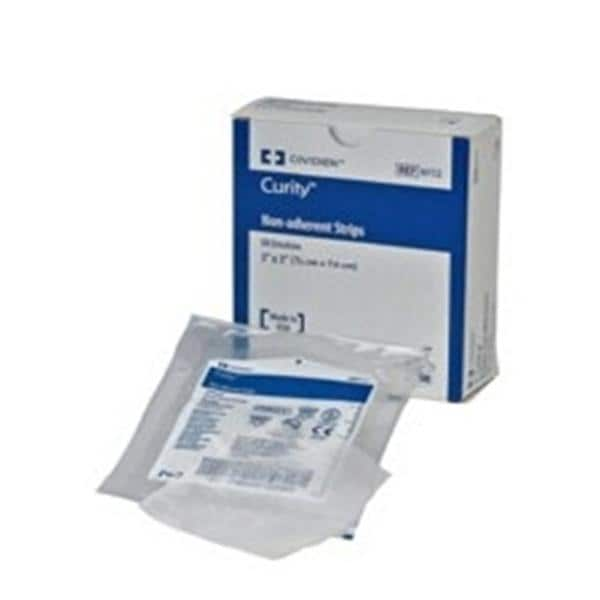 Curity Oil Emulsion Strip Dressing 3x3" Sterile Non-Adherent Absorbent LF