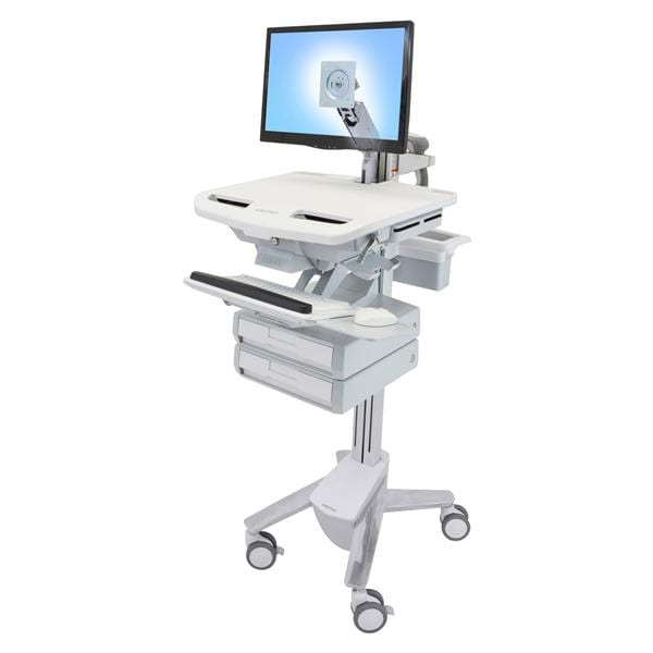 StyleView Medication Delivery Cart Plastic With LCD Arm Ea