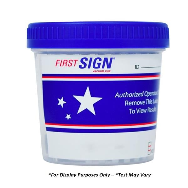 First Sign DOA: Drugs of Abuse Test Cup CLIA Waived 25/Pk