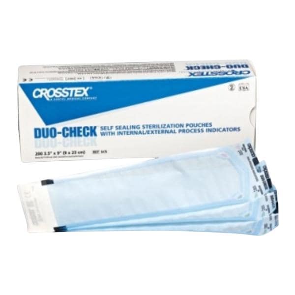 Duo Check Heat Seal Pouch 7.5 in x 13 in 1000/Ca