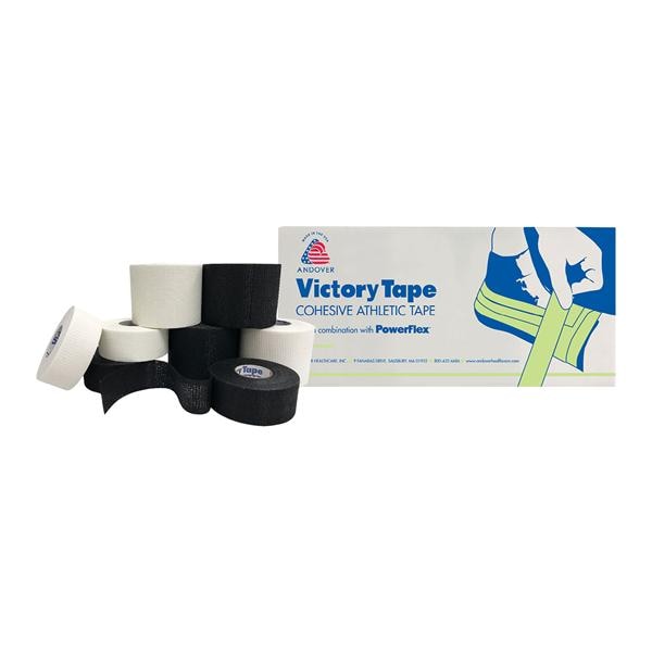 Victory Athletic Tape Synthetic Fiber 2"x15yd Black 24/Ca