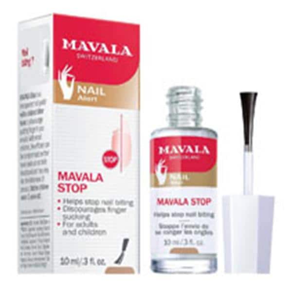 Mavala Stop Liquid Nail Biting Deterrent 10 mL Bottle 12/Bx
