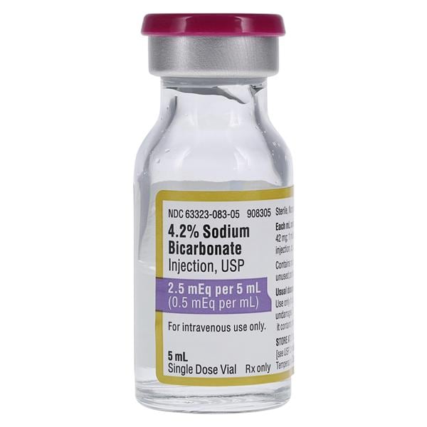 Sodium Bicarbonate 4.2% Injection SDV 5mL 25/Bx