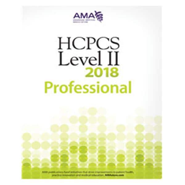 2018 HCPCS Professional Edition Instructional Codebook Ea