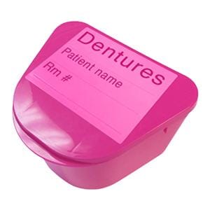 Disposable Denture Cup Hot Pink 200/Ca