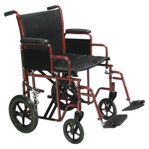 Transport Wheelchair 450lb Capacity Adult