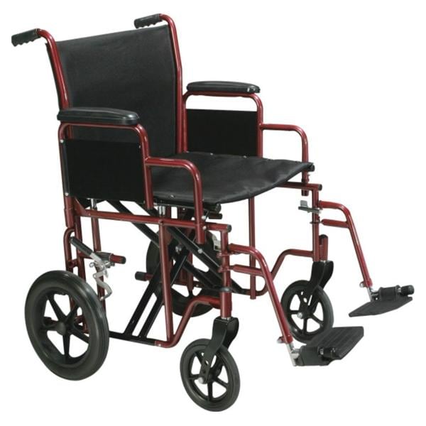 Transport Wheelchair 450lb Capacity Adult