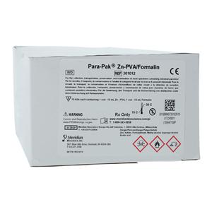 Para-Pak Fixative Transport System Zinc-PVA/ Formalin 10% 15mL 10/Bx, 12 BX/CA