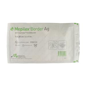 Mepilex Border Ag Polyurethane Dressing 4x8