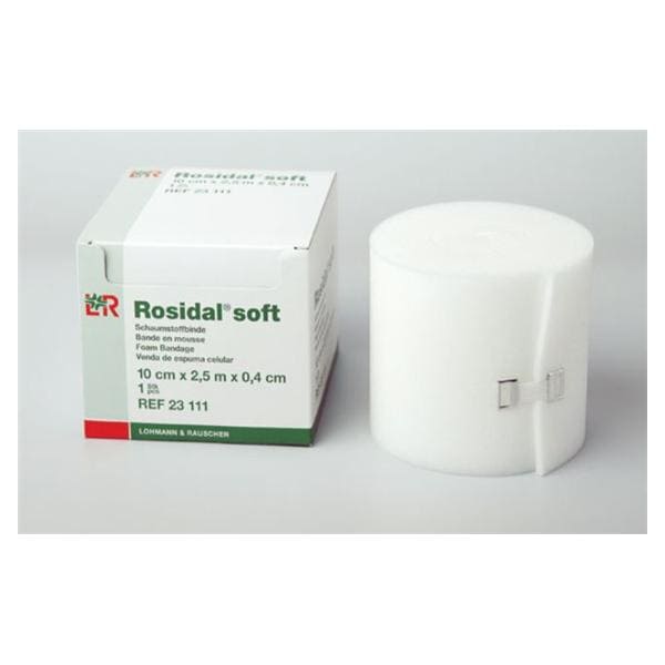 Rosidal Soft Polyurethane Foam Foam Padding Roll 4x0.12" White LF