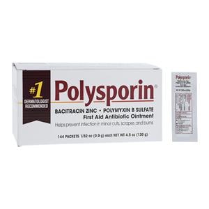Polysporin Ointment 1/32oz Foil Pack 144/Bx