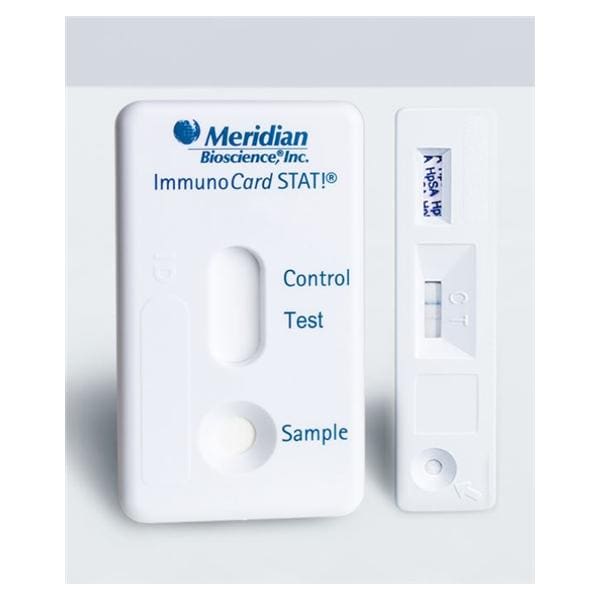 ImmunoCard STAT Flu A&B Nasal Test Kit CLIA Wvd/Mod w/ Asprt Smpl Ea