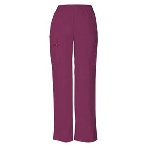 Dickies Scrub Pant 5 Pockets 2X Large Wine Womens Ea