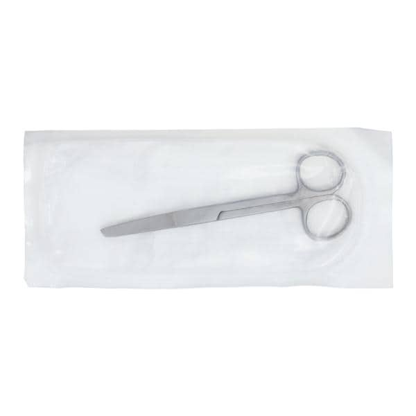 Econo Operating Scissors Straight Stainless Steel Sterile Disposable Ea, 25 EA/CA