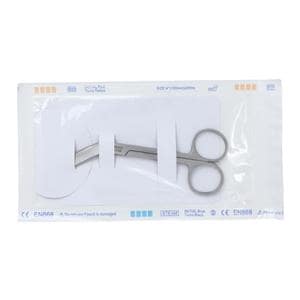 Econo Lister Bandage Scissors Angled 5-1/2" Stainless Steel Sterile Dsp Ea