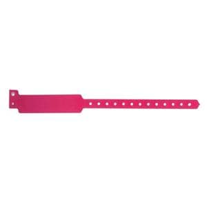 Sentry SuperBand Write-On Wristband Polyester Cranberry Adult 500/Bx