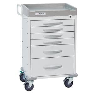 Cart Utility 27.8x21.3x41.8" (5) Drawer Key Lock Ea