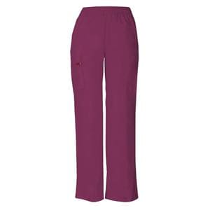 Dickies Scrub Pant 5 Pockets X-Small Wine Womens Ea