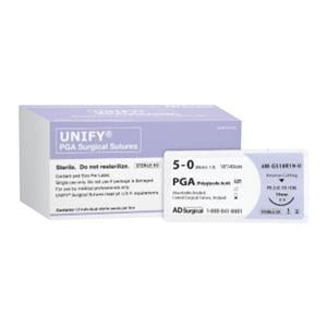 Unify Suture 3-0 30" Polyglycolic Acid Braid _ Undyed 12/Bx