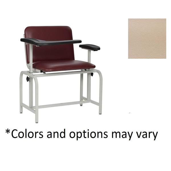 Blood Draw Chair Taupe Steel 450lb Capacity Ea