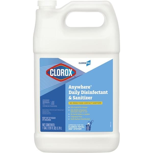 Clorox Pro Sanitizing Spray Bottle Unscented 128 oz 4/Ct