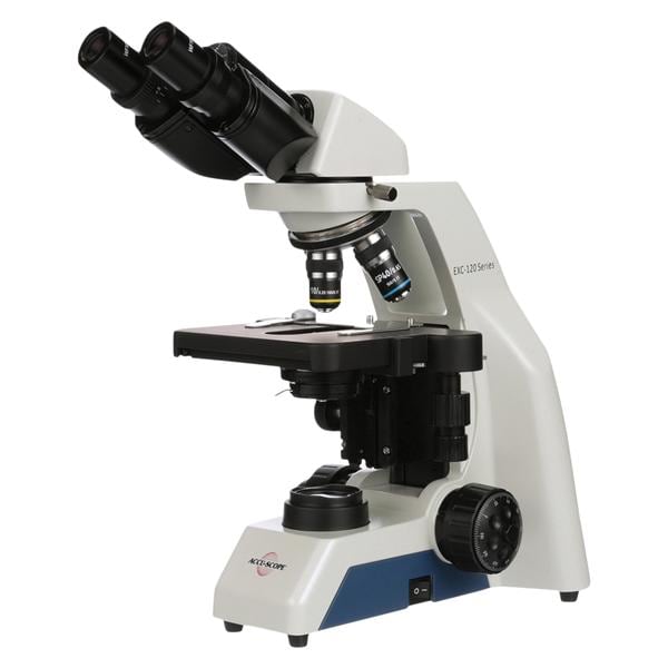 EXC-120 Series Microscope Bnclr Hd Mchncl Stg DIN 4x, 10x, SP40xR Objectives Ea