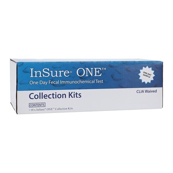 InSure FIT Collection FIT: Fecal Immunochemical Test CLIA Wvd f/ Clrctl CA 10/Pk