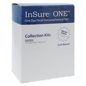 InSure FIT Collection FIT: Fecal Immunochemical Test For Colon cancer 25/Bx, 6 BX/CA