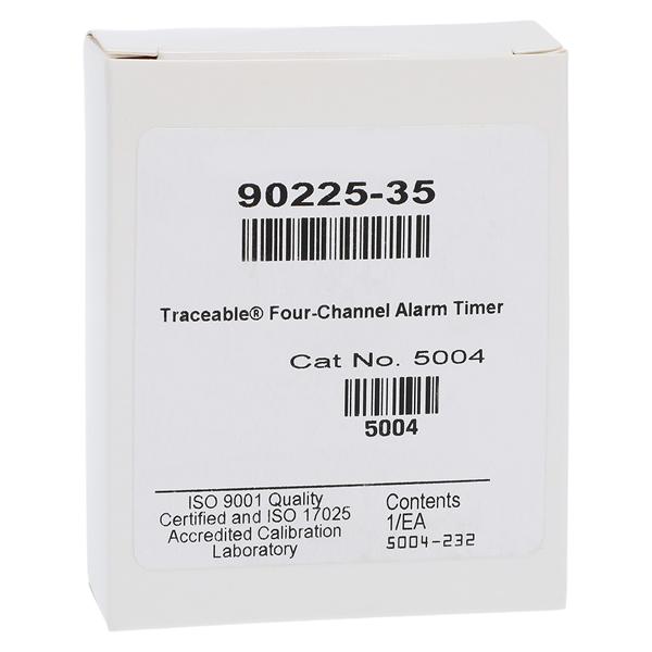 Traceable 4 Channel Timer Audible Alarm Ea