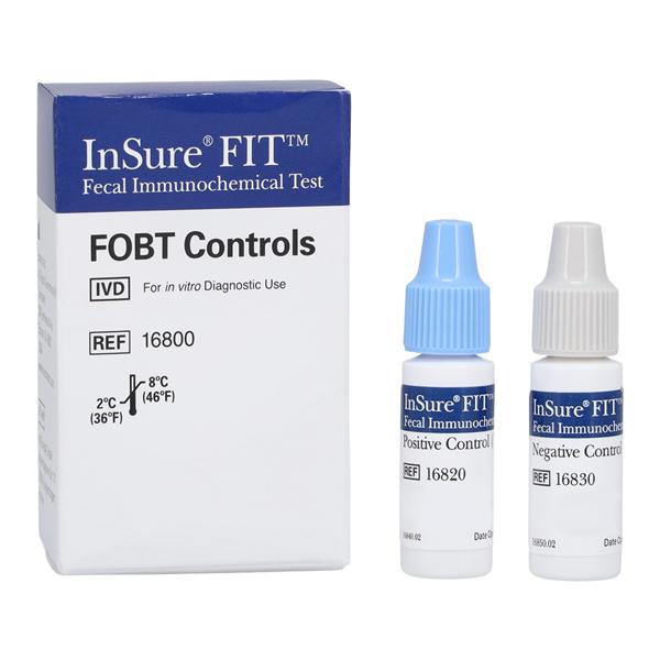 InSure FIT Control +/- FIT: Fecal Immunochemical Test f/ Clrctl CA 2/Bx